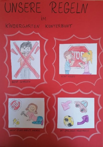 Unsere Regeln im Kindergarten