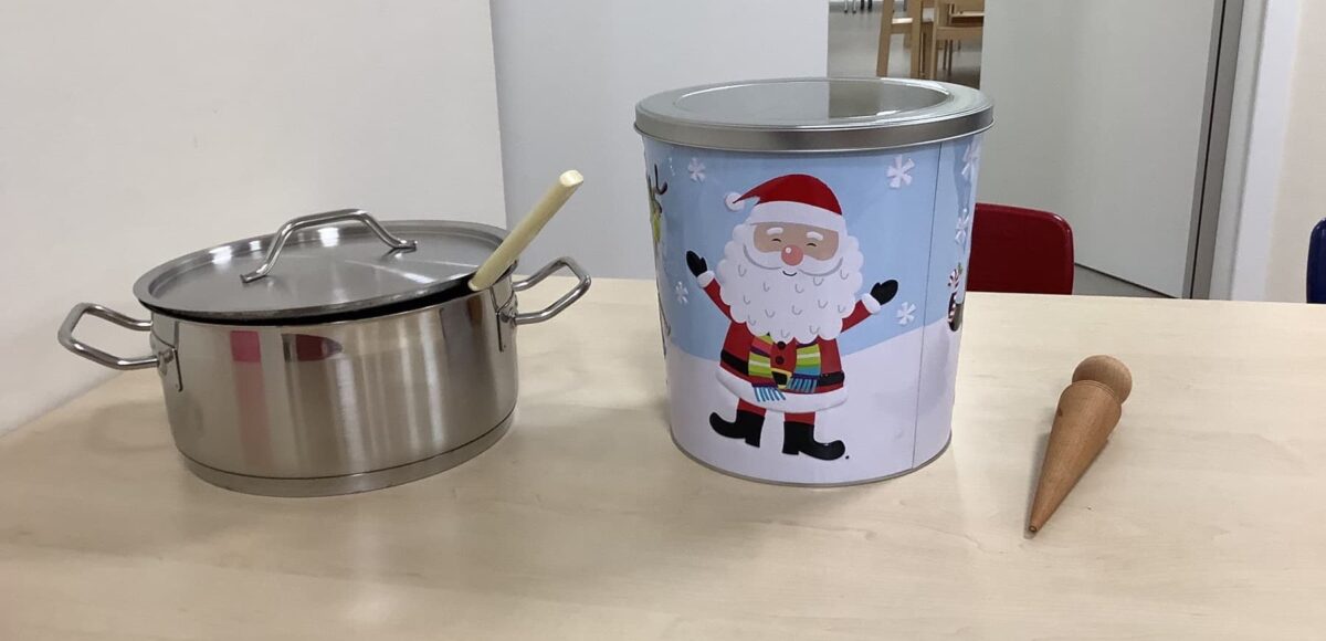 Neujahrskuchen Utensilien