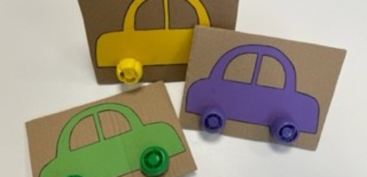 Quetschie Auto in der Kita - Selbstgebastelt aus Pappe und Nachhaltig